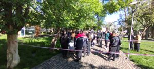 Servicios Públicos realizó inspección ocular en Plaza San Martín