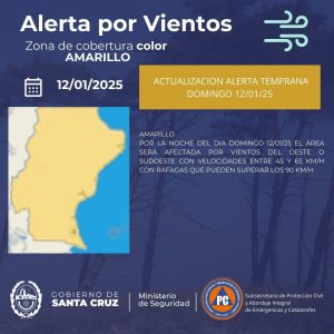 Cortes de energía y trabajos de reparación en Santa Cruz debido al temporal de viento