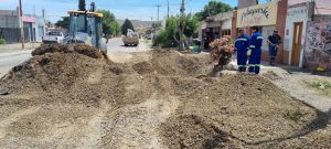 Servicios Públicos realizó diversos trabajos de reparación en Caleta Olivia