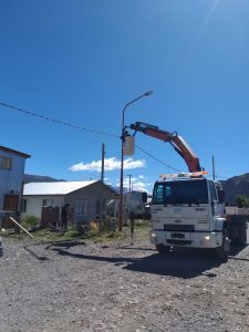 Continúa el plan de recuperación y mantenimiento de servicios en El Chaltén