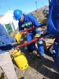 Personal operativo de SPSE realizó maniobras en Puerto Deseado