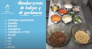 “Recetas fáciles y nutritivas”: Hoy Hamburguesa de lentejas y garbanzos