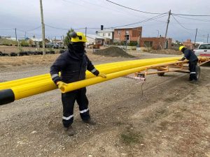 Distrigas S.A. comenzó la ampliación de la red de gas en el barrio Julieta Nueva Esperanza de Río Gallegos