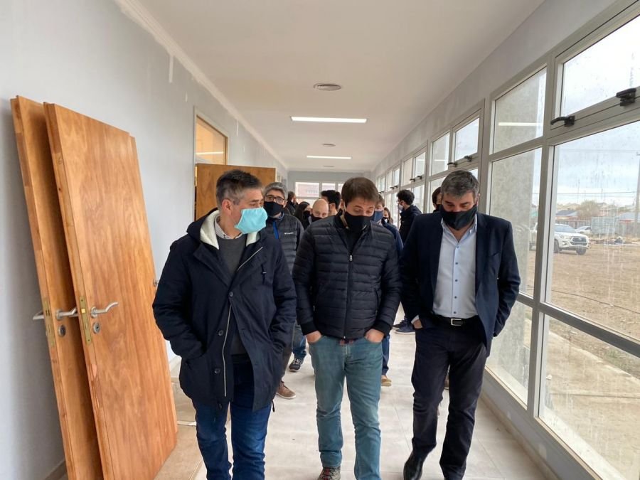 Autoridades provinciales recorrieron avance de obras en Puerto San Julián