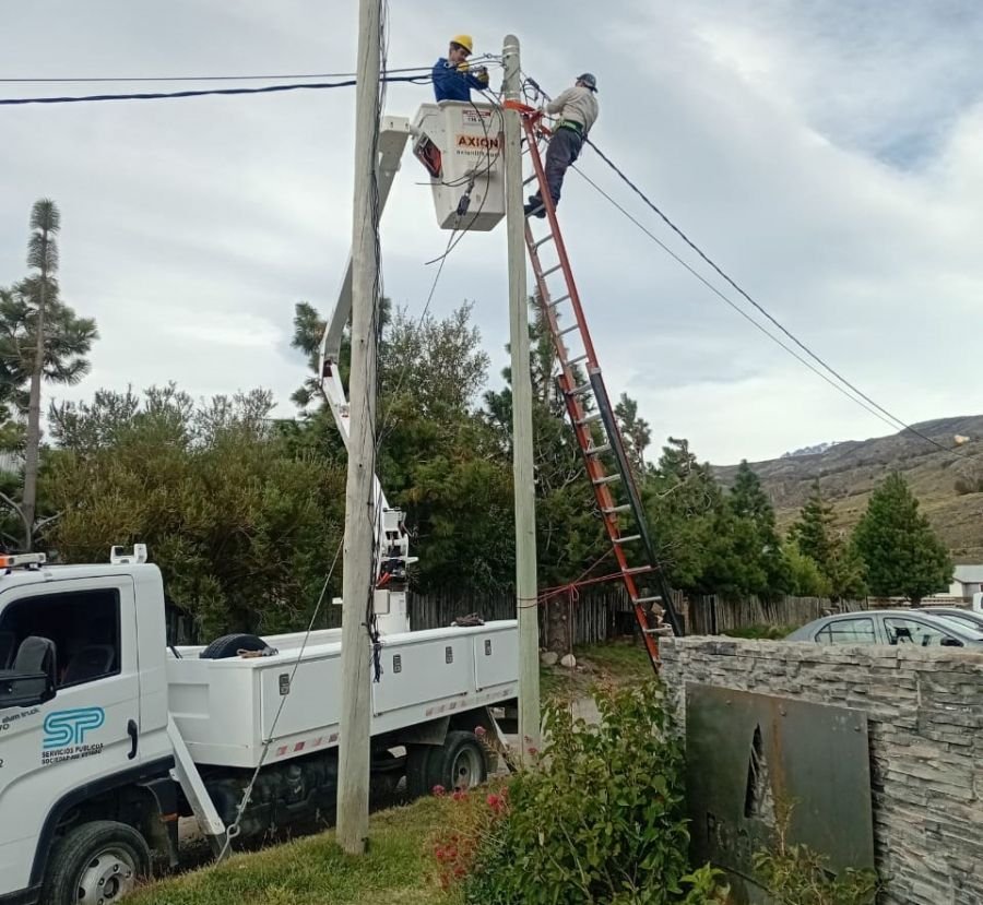 Servicios Públicos concretó trabajos de mantenimiento en El Chaltén