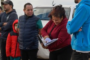 Distrigas junto a vecinos del barrio Bicentenario IV de Río Gallegos gestiona la extensión de la red de gas