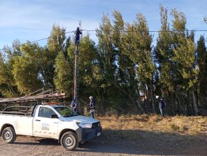 Servicios Públicos registró conexiones clandestinas en zona de Chacras de Caleta Olivia