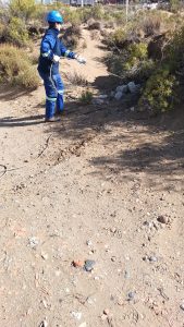 Servicios Públicos registró conexiones clandestinas en zona de Chacras de Caleta Olivia