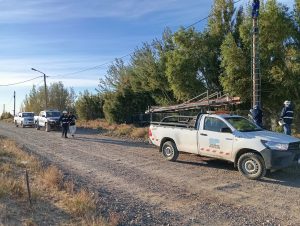 Servicios Públicos registró conexiones clandestinas en zona de Chacras de Caleta Olivia