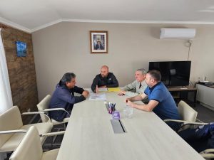 Servicios Públicos avanza en obras conjuntas con los municipios de Piedra Buena y Puerto Santa Cruz
