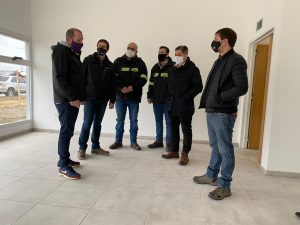 Recorrieron obras y abordaron Ley de Coparticipación en Piedra Buena