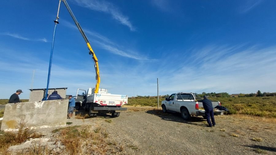 Servicios Públicos puso en marcha nuevo pozo para reforzar el suministro de agua en Río Gallegos