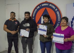 Capacitaron en primeros auxilios y sistema de comando de incidentes a personal de Desarrollo Social