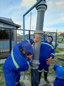 Servicios Públicos realizó intervenciones en distintos puntos de El Chaltén y Puerto Deseado