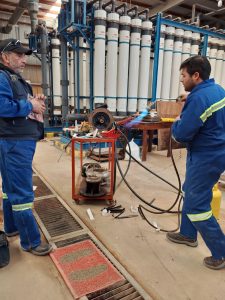 Servicios Públicos reactivó la Planta de Ósmosis Inversa en Puerto Deseado