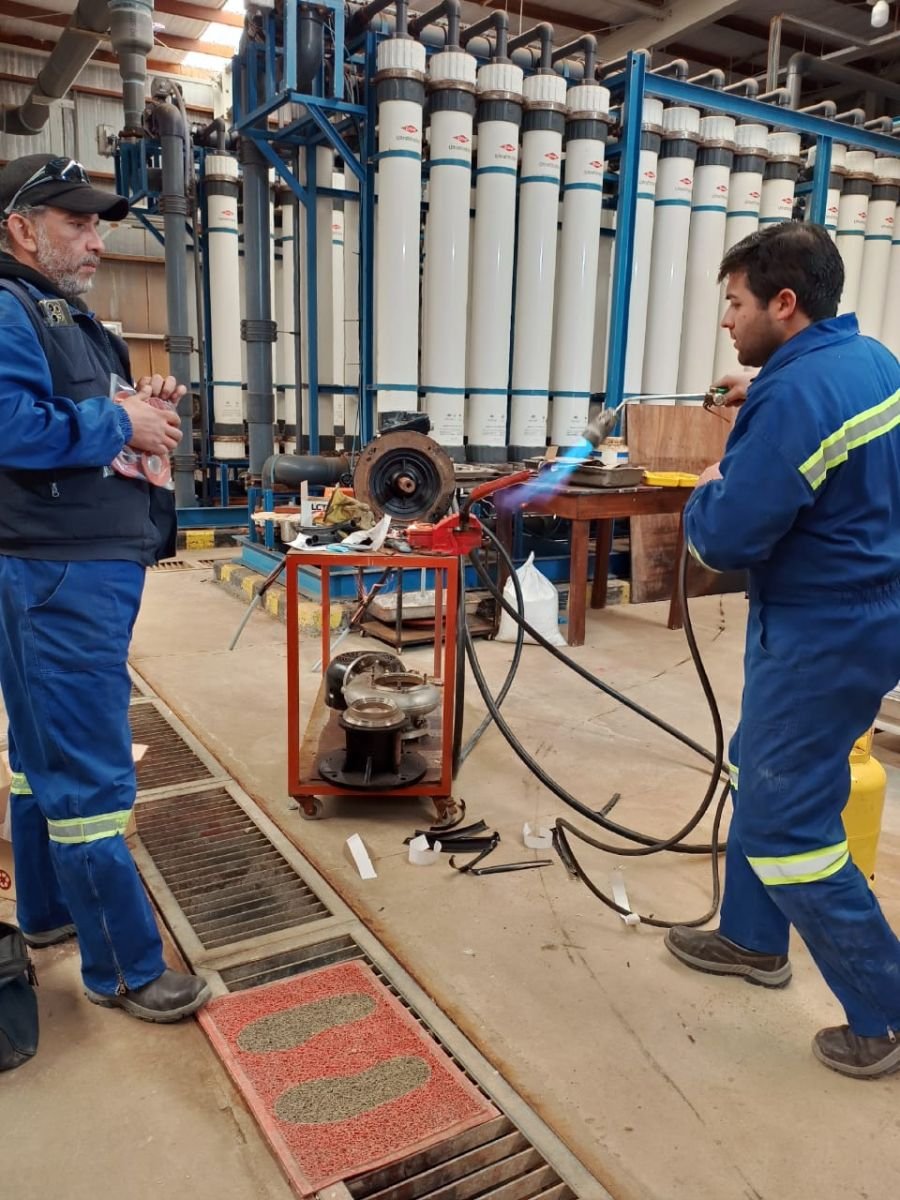 Servicios Públicos reactivó la Planta de Ósmosis Inversa en Puerto Deseado