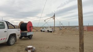 Servicios Públicos continúa con diversos trabajos en la provincia