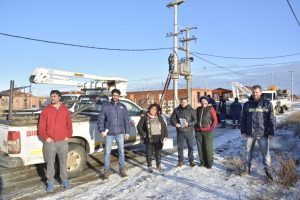 Instalaron nuevo transformador de energía en el Barrio Bicentenario de Río Gallegos