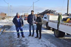 Instalaron nuevo transformador de energía en el Barrio Bicentenario de Río Gallegos