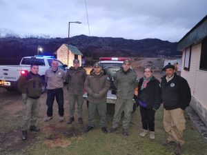 El Consejo Agrario Provincial participó del rescate de un cóndor en la zona del Paso Río Mayer