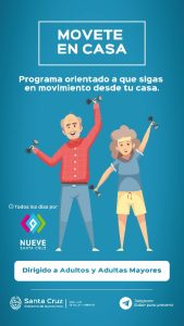 “Movete en casa” se transmitirá por la pantalla de Canal Canal 9