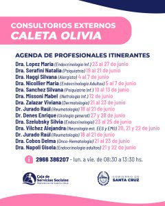 Junio con agenda reforzada en los Consultorios Externos de la CSS