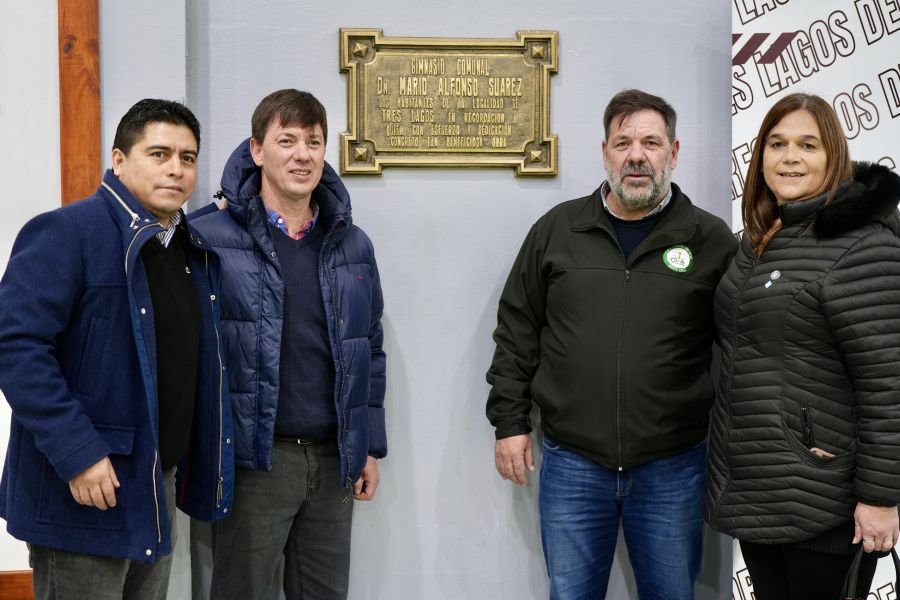 Vidal: “Hoy Tres Lagos recupera un espacio central para su comunidad, con infraestructura moderna y de calidad”