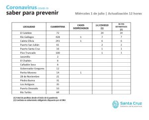 Saber Para Prevenir | Miércoles 1 de julio | Actualización 12 horas