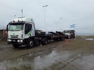 Rutas santacruceñas: viales controlan e inspeccionan los transportes de carga