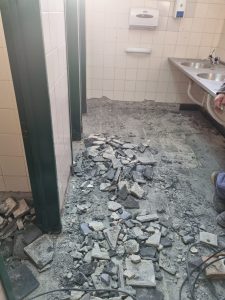 Comenzaron las obras de renovación del sistema cloacal en el Jardín de Infantes N°16 de Río Gallegos