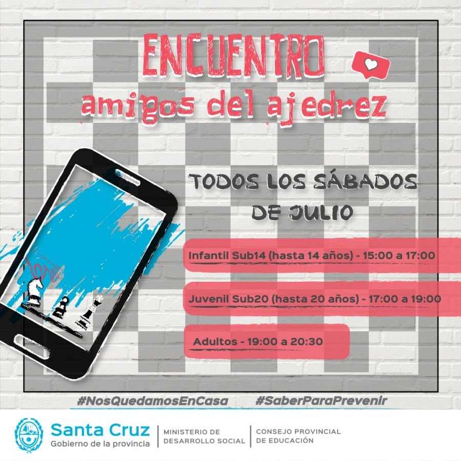Amigos del Ajedrez: en julio sigue el encuentro para aprender, practicar y socializar