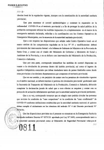 Alicia firmó el Decreto 811/20 que rige a partir del día de la fecha en todo el territorio provincial