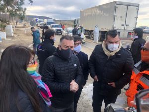 El Gobierno supervisa los controles en el Puesto de Ramón Santos