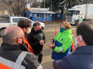 El Gobierno supervisa los controles en el Puesto de Ramón Santos