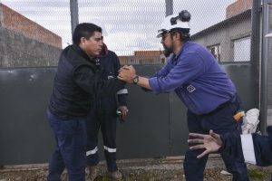Autoridades Provinciales recorrieron obras de extensión de la red de gas en Barrio 22 de Septiembre