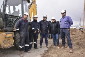 Autoridades Provinciales recorrieron obras de extensión de la red de gas en Barrio 22 de Septiembre