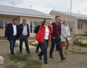 Alicia y Katopodis recorrieron obras en Río Gallegos