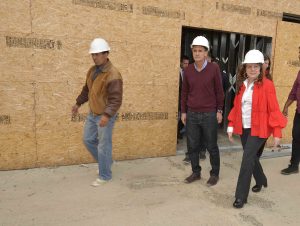 Alicia y Katopodis recorrieron obras en Río Gallegos