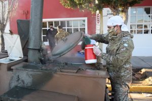 “Los efectivos están trabajando desde el comienzo de la pandemia y se lo valoramos”