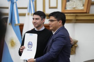 Vidal puso en funciones a la nueva ministra de Gobierno y al titular de la Caja de Previsión Social