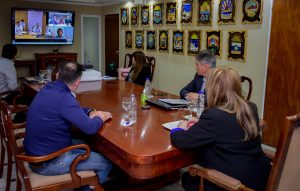 Alicia dialogó con las máximas autoridades de SINOPEC
