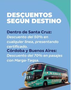Nuevo período de inscripción para el viaje de regreso a Santa Cruz de estudiantes universitarios