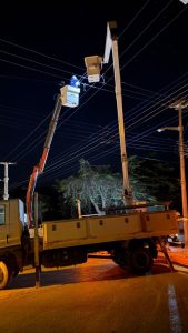 Puerto Deseado recupera electricidad tras fuerte temporal