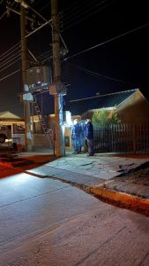 Puerto Deseado recupera electricidad tras fuerte temporal