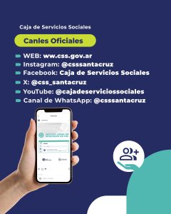 La Caja de Servicios Sociales informa sus canales oficiales de atención