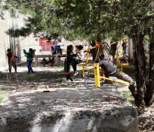 Educación avanza en la mejora edilicia de la Escuela Primaria N°3 de Las Heras