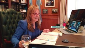 Alicia realizó la apertura de la Conferencia Mundial de Trabajo Social