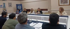 Boggio mantuvo un encuentro institucional con su equipo de trabajo