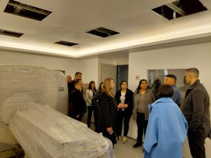 Autoridades Provinciales visitaron la nueva área de tomografía del Hospital de Río Turbio