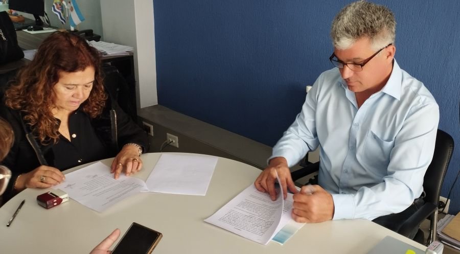 Servicios Públicos renovó el convenio de comodato con el Centro de Jubilados Amistad en Río Gallegos